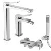 Mitigeur Lavabo Haut, Bidet Et Baignoire Avec Douchette En Laiton Modèle Tilt Paffoni Chromé 2 Mitigeur Lavabo Haut, Bidet Et Baignoire Avec Douchette En Laiton Modèle Tilt Paffoni Chromé -PAFFONI Soldes 50947193 1