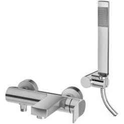 Mitigeur Lavabo Haut, Bidet Et Baignoire Avec Douchette En Laiton Modèle Tilt Paffoni Chromé -PAFFONI Soldes 50947193 2