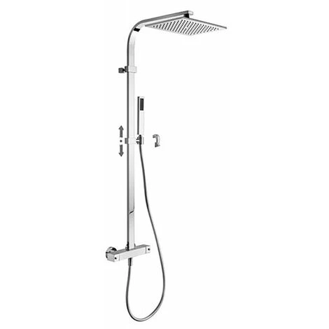 Colonne De Douche Fixe Paffoni City Sans Inverseur Avec Pomme De Douche Rectangulaire 3 Colonne De Douche Fixe Paffoni City Sans Inverseur Avec Pomme De Douche Rectangulaire