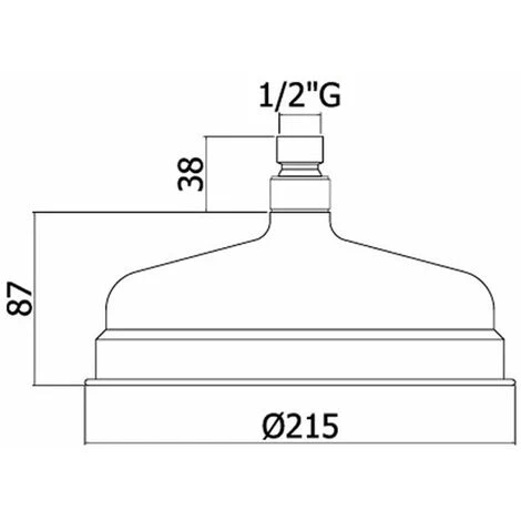 Pommeau De Douche Circulaire En Métal Paffoni Belinda En Laiton Chromé Poli 5 Pommeau De Douche Circulaire En Métal Paffoni Belinda En Laiton Chromé Poli – Image 3