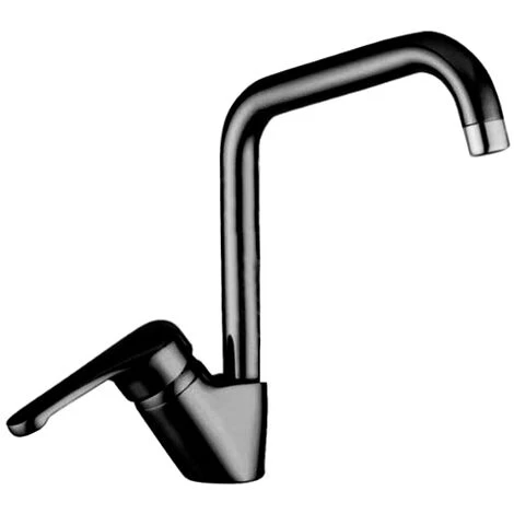 Mitigeur D'évier Noir Brillant Avec Bec Haut Série Pegaso Paffoni 3 Mitigeur D'évier Noir Brillant Avec Bec Haut Série Pegaso Paffoni