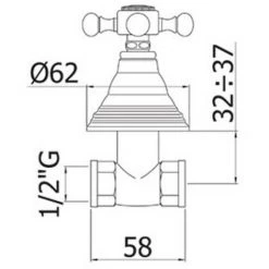 Paire De Robinets De Douche Encastrés Paffoni Belinda En Laiton Chromé -PAFFONI Soldes 51535780 3