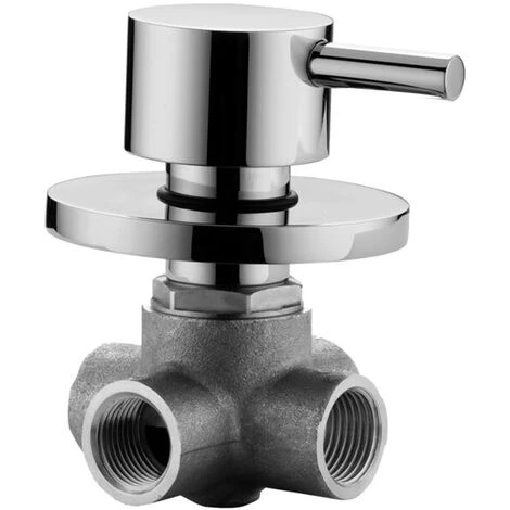 Inverseur Encastré Minimal Avec 2 Entrées Et 2 Sorties Paffoni En Laiton Chromé 3 Inverseur Encastré Minimal Avec 2 Entrées Et 2 Sorties Paffoni En Laiton Chromé