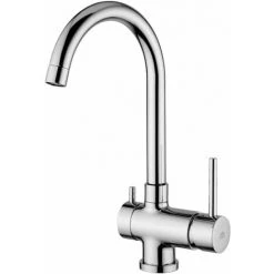 Mélangeur D'évier De Cuisine Avec Connexion Pour Lave-linge Paffoni Stick SK184 | Chromé - Chromé