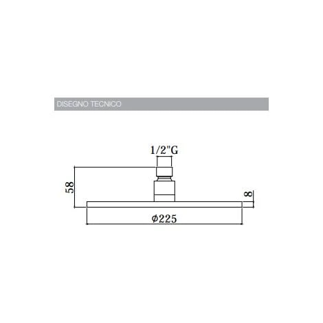 Pommeau De Douche Rond Ø 225 Mm En Laiton Inspectable Paffoni Light ZSOF074 | Chromé - Chromé 4 Pommeau De Douche Rond Ø 225 Mm En Laiton Inspectable Paffoni Light ZSOF074 | Chromé - Chromé – Image 2