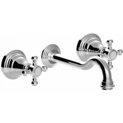 Vasque à Encastrer Mural à Trois Trous Avec Bec Paffoni Belinda FBLV003-FBLV008 | Chromé - 175 Mm - Chromé