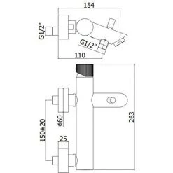 Mitigeur De Bain Mural Avec Support De Douche Mural Articulé Paffoni Jo JO023CR-JO023NO | Chromé -PAFFONI Soldes 57747494 2
