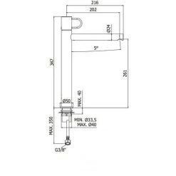 Mitigeur Hauteur 347 Mm Pour Vasque Lavabo Avec Bec Long Paffoni Joker JK081CR-JK081NO | Chromé - Sans Vidage - Chromé 7 Mitigeur Hauteur 347 Mm Pour Vasque Lavabo Avec Bec Long Paffoni Joker JK081CR-JK081NO | Chromé - Sans Vidage - Chromé -PAFFONI Soldes 57747499 3