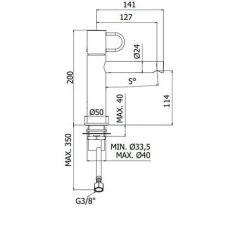 Mitigeur Lavabo Avec Poignée Annulaire Paffoni Joker JK071CR-JK071NO | Noir Mat - Sans Vidage - Noir Mat 7 Mitigeur Lavabo Avec Poignée Annulaire Paffoni Joker JK071CR-JK071NO | Noir Mat - Sans Vidage - Noir Mat -PAFFONI Soldes 57747500 3