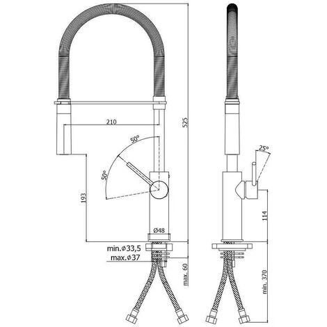 Miscelatore Lavello Cucina In Oro Rosa Con Molla Nera Opaca Paffoni Light LIG179ROSE | Or Rose - Or Rose 4 Miscelatore Lavello Cucina In Oro Rosa Con Molla Nera Opaca Paffoni Light LIG179ROSE | Or Rose - Or Rose – Image 2