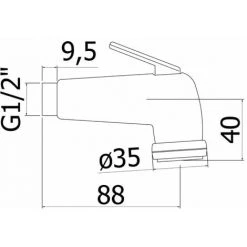Douchette Hygiénique Chromée Pour Bidet Avec Support Paffoni ZDUP099CR -PAFFONI Soldes 71208078 3