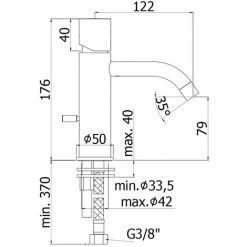 Paffoni Light Mitigeur Lavabo En Laiton Chromé Sans Vidage -PAFFONI Soldes 71616779 2