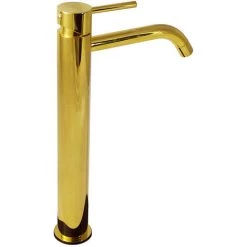 Mitigeur Lavabo Haut Paffoni Modèle Light Exclusive Edition Finition Honey Gold
