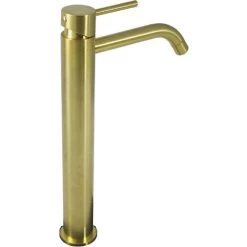 Mitigeur Lavabo Haut Paffoni Light Exclusive Edition En Laiton Finition Honey Gold Brushed Effect