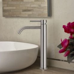 Mitigeur De Lavabo Haut Paffoni En Laiton Finition Steel Looking Effet Acier. Édition Exclusive Légère 8 Mitigeur De Lavabo Haut Paffoni En Laiton Finition Steel Looking Effet Acier. Édition Exclusive Légère -PAFFONI Soldes 71701008 3