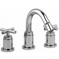 Mitigeur Bidet 3 Trous Avec Bec Pivotant Paffoni Quattro QTV118CR | Vidage Automatique 1"1/4