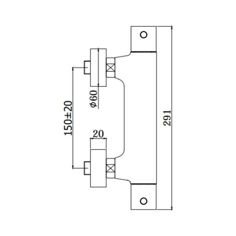 Mitigeur Thermostatique Douche Paffoni Light LIQ168E | Chromé - Chromé 4 Mitigeur Thermostatique Douche Paffoni Light LIQ168E | Chromé - Chromé – Image 2